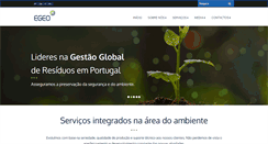 Desktop Screenshot of egeo.pt